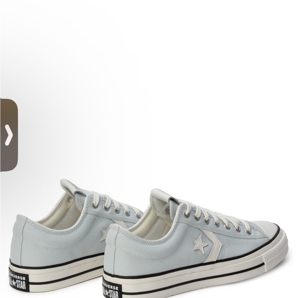 Converse You Dew You Light Blue Canvas Sneakers - Picture 3 of 4